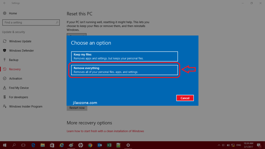 how to factory reset a computer