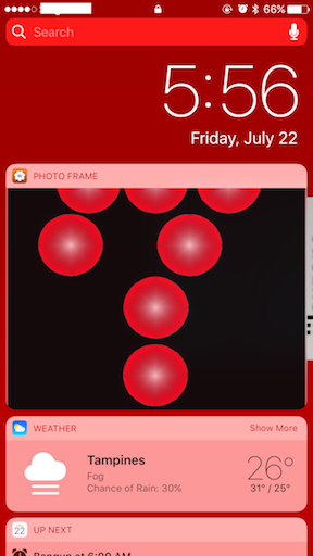 iOS 10 Public Beta 2 jilaxzone.com new big digital clock on widget screen