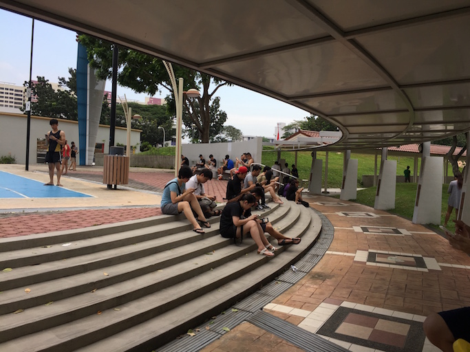 Pokemon Go jilaxzone.com Pokemon craze in Singapore Bedok North Field