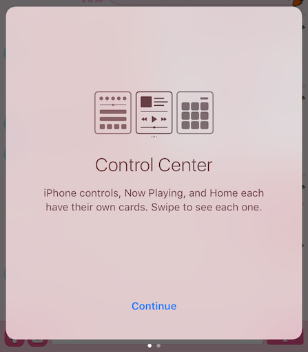 iOS 10 public beta 3 jilaxzone.com Control Center splash screen