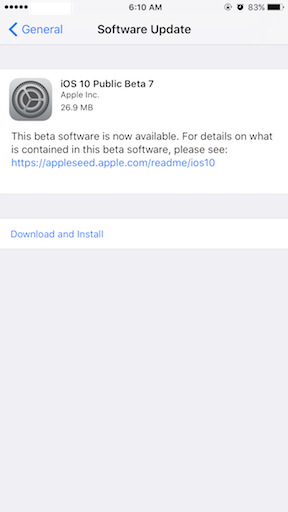 iOS 10 public beta 7 jilaxzone.com download and install iOS 10 Public Beta 7