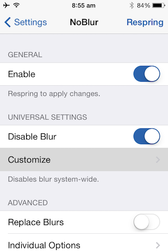 Speed Up Old iPhone Tweak jilaxzone.com Jailbreak Tweak NoBlur