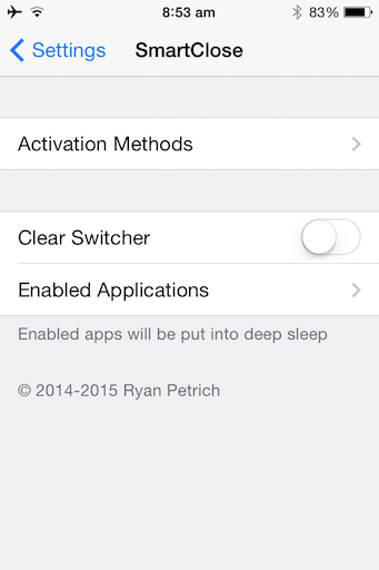 Speed Up Old iPhone Tweak jilaxzone.com Jailbreak Tweak SmartClose iPhoneVM