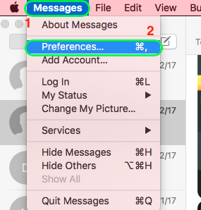 Enable iMessage on Mac jilaxzone.com open Messages Preferences