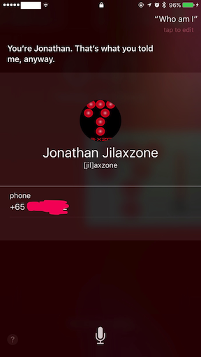 Use Siri To Get Info jilaxzone.com who am I