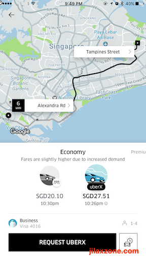 SG Tourists Must Have App jilaxzone.com Uber