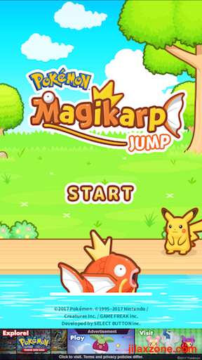 Pokemon Magikarp Jump jilaxzone.com Walkthrough