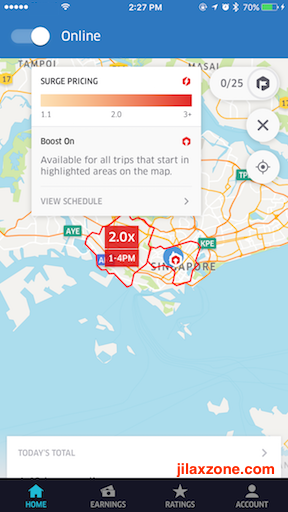UberEats Boost jilaxzone.com Boost Schedule