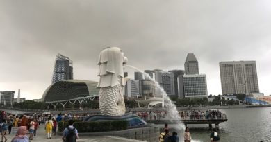 SG Singapore jilaxzone.com Merlion Statue at Marina Bay