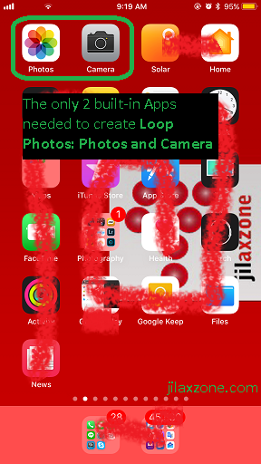 iOS 11 Loop Photo jilaxzone.com Camera and Photos App
