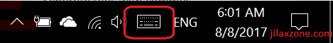 Enable Emoji on Windows 10 jilaxzone.com Find Keyboard icon