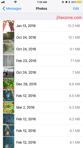 Free iOS Space iOS 11 jilaxzone.com Message - Photos