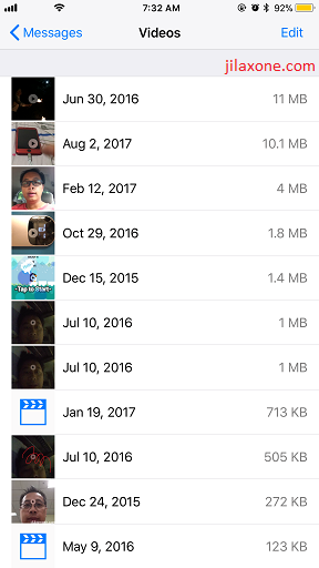 Free iOS Space iOS 11 jilaxzone.com Message - Videos