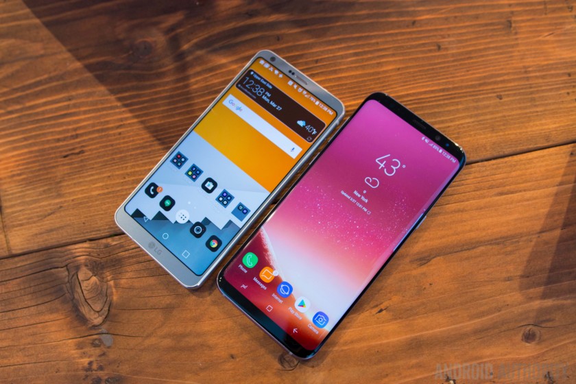 2018 smartphones trends jilaxzone.com Samsung S8 and LG G6