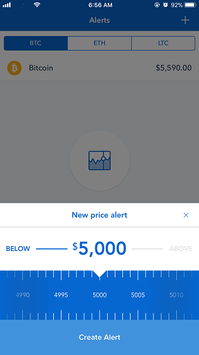 Coinbase app jilaxzone.com bitcoin create alert