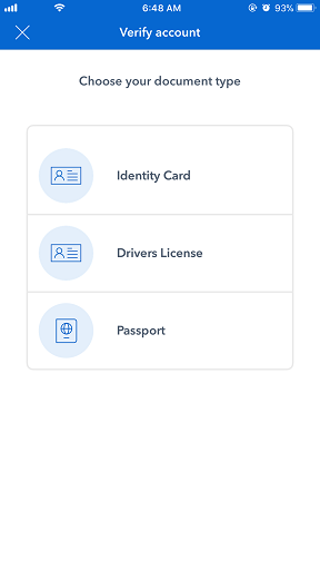 Coinbase app jilaxzone.com bitcoin verify identity