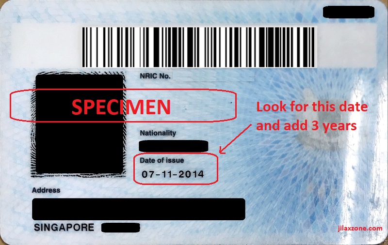 SG Green Card jilaxzone.com SPR Blue Card NRIC