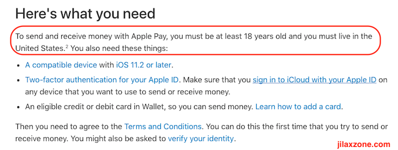 Apple Pay Cash jilaxzone.com Apple Support Page for Apple Pay Cash