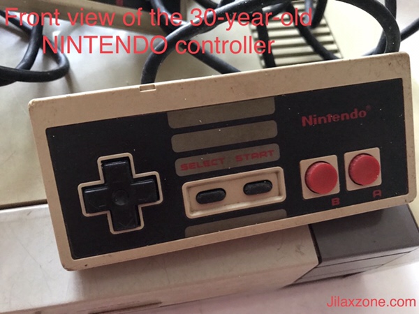 Nintendo NES Jilaxzone.com Nintendo original controller front look