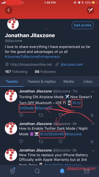 Twitter t.co redirect not working with emoji Jilaxzone.com