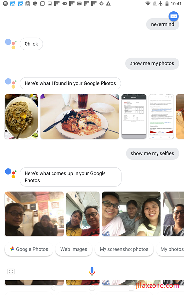 DIY Smart Speaker jilaxzone.com Google Assistant showing my photos and selfies