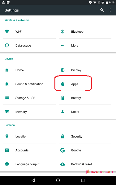 Android Secure Your Data and Privacy jilaxzone.com Settings Apps