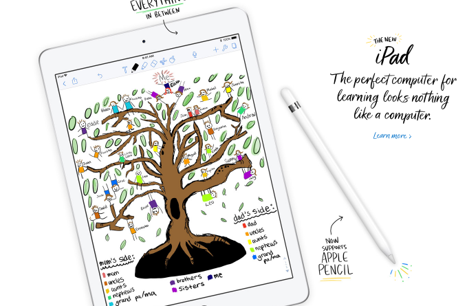 Apple Education Event New iPad support Apple Pencil jilaxzone.com