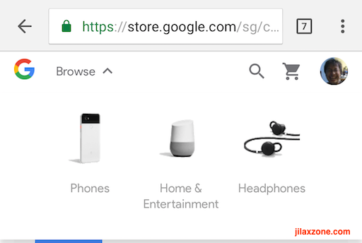Google Store Singapore and Asia Pacific jilaxzone.com Device Range being sold here