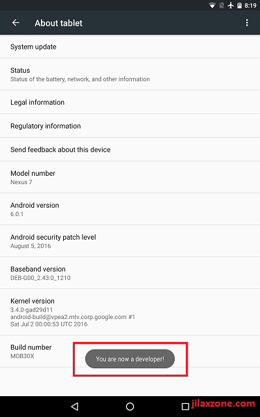 Android Speed Up Enable Developer Option