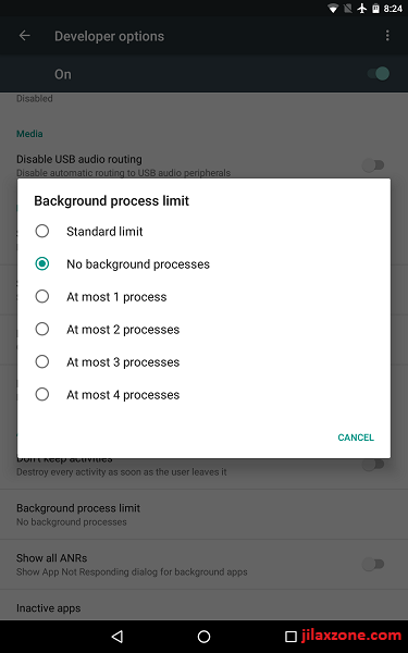 Android Speed Up No Background Processes