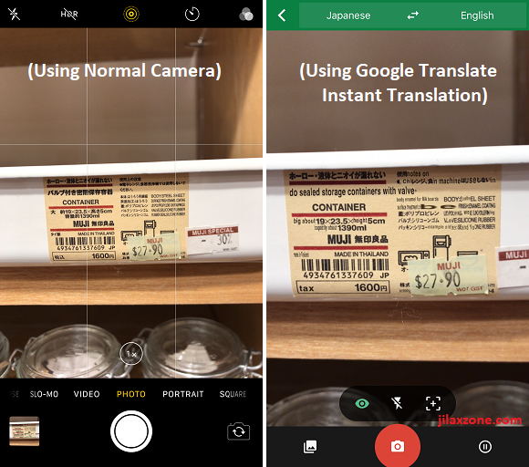 Google Translate Instant Translation in Action jilaxzone.com 1