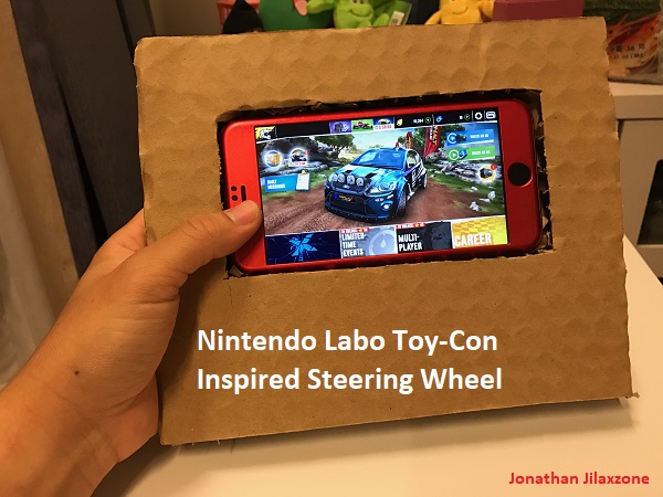 Nintendo Labo for smartphone jilaxzone.com steering wheel