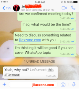 Read and reply whatsapp but still not online jilaxzone.com