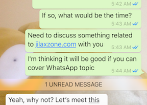 Read and reply whatsapp but still not online jilaxzone.com