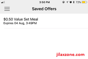 Yakun Kaya Toast Promotion jilaxzone.com 50 cents coupon promotion