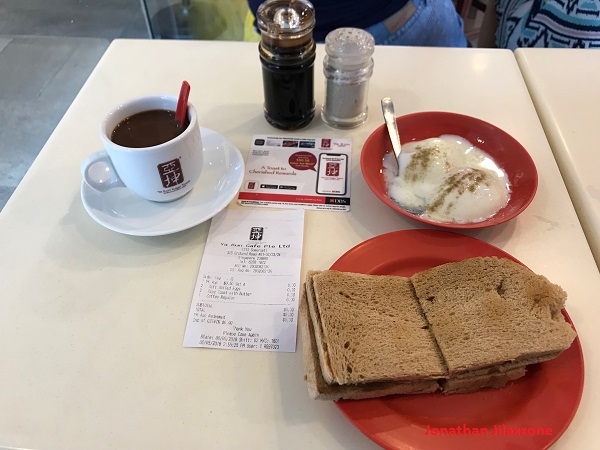 Yakun Kaya Toast Promotion jilaxzone.com 50 cents set value meal