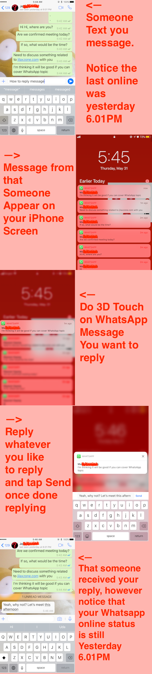 read and reply whatsapp message without getting online on iPhone jilaxzone.com