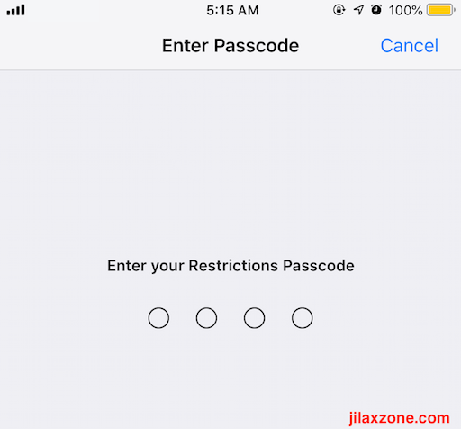 iOS Password Protect Apps using Screen Time jilaxzone.com 1