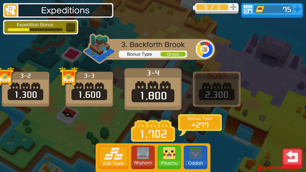 Pokemon Quest Get Bonus Type