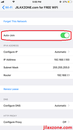 iOS WiFi Auto Join Fix WiFi Keeps Reconnecting jilaxzone.com