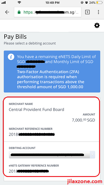 10 CPF cash top-up jilaxzone.com proceed with payment