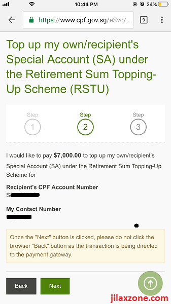 7 CPF cash top-up jilaxzone.com RSTU Step 2