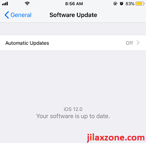 Apple iOS 12 up to date jilaxzone.com