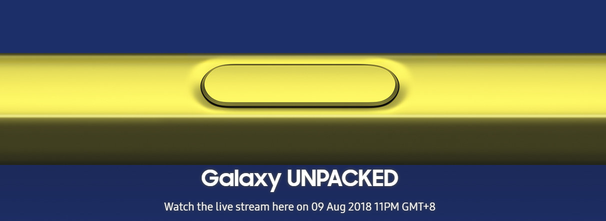 Samsung Galaxy Note 9 Unpacked Live jilaxzone.com