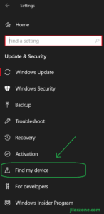 windows find my device menu jilaxzone.com