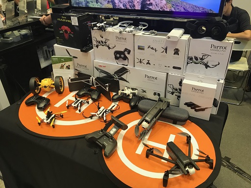 Comex 2018 jilaxzone.com parrot drones collections