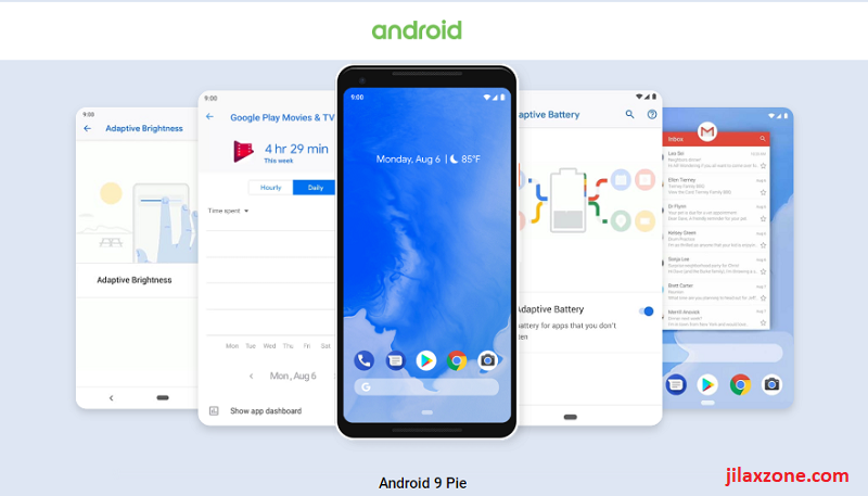 android 9.0 pie jilaxzone.com