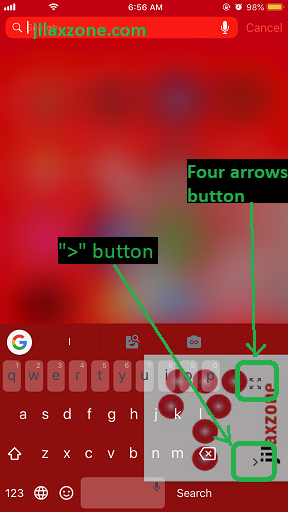 iOS 12 One Handed Keyboard mode on Gboard jilaxzone.com