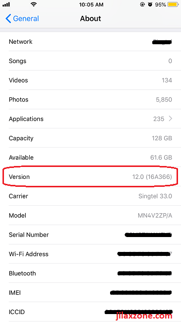iOS 12 final GM version 16A366 jilaxzone.com