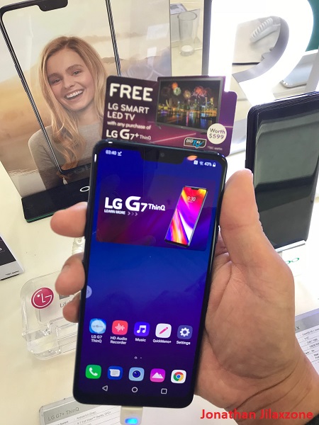 LG G7 ThinQ promotion singapore jilaxzone.com the phone